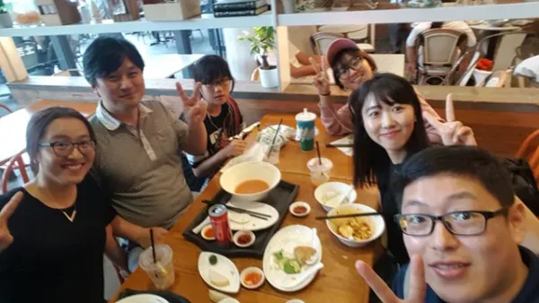 신지혜 자매님과 반가운 만남(2016. 6. 17)