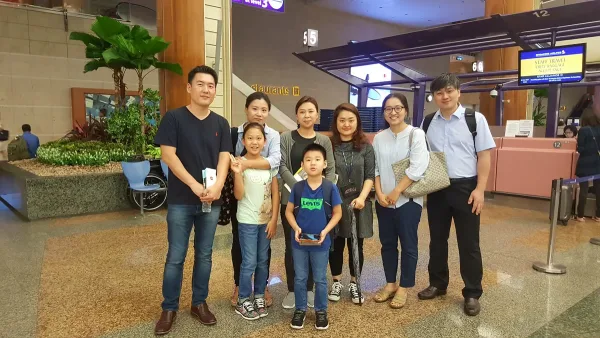 이명우, 천유연 성도님 가정 귀국(2017. 1. 23)