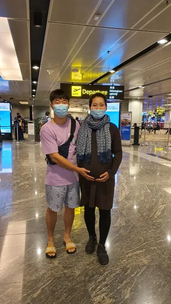 진혜주 성도님 출산을 위해 귀국
